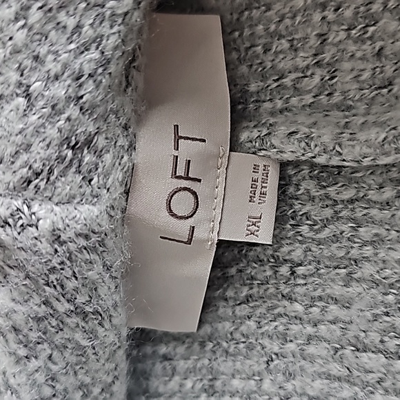 Gray XXL Loft Sweater no sleeves with pockets A MUST SEE(JM) - Picture 3 of 5